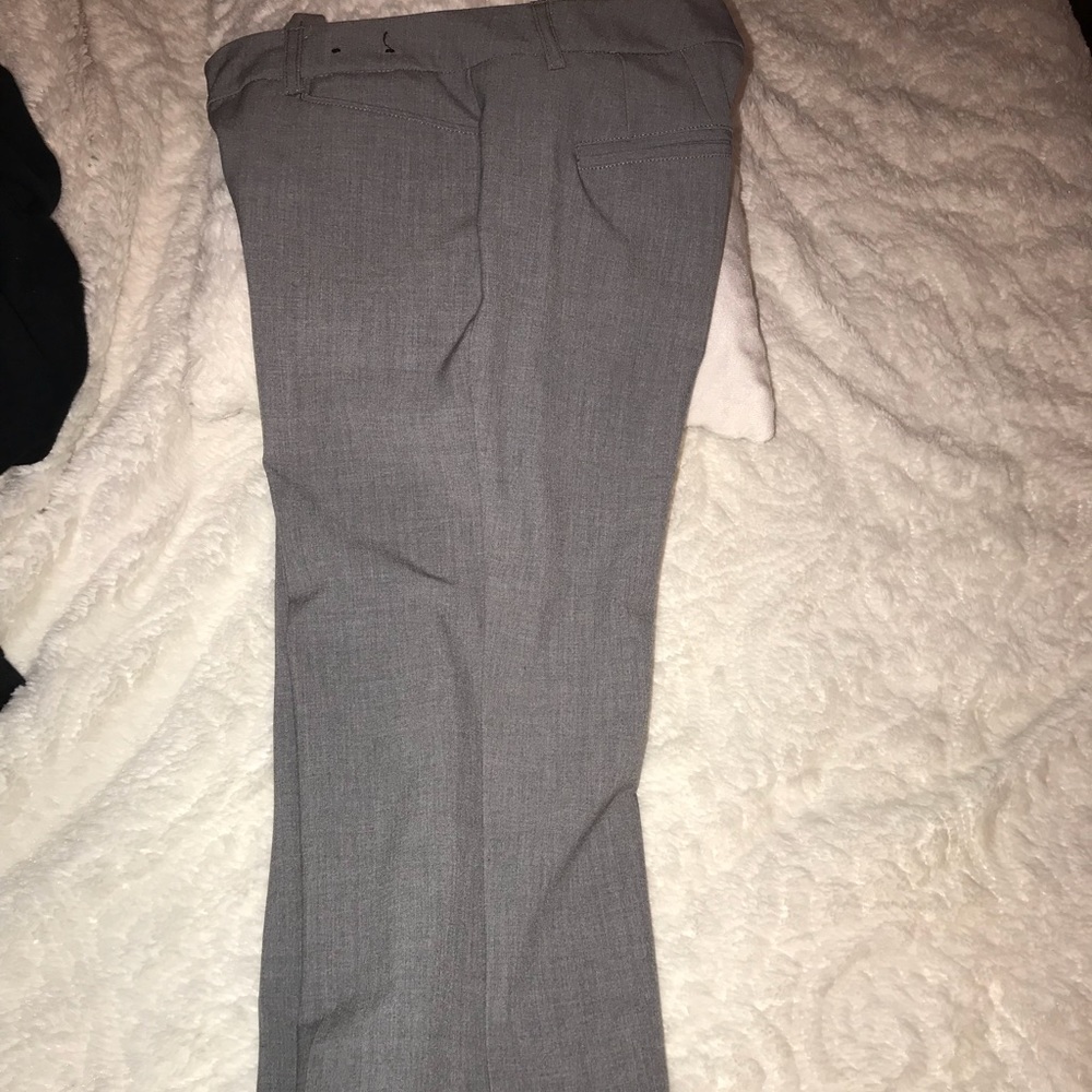 Gray slacks